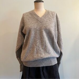 Outlander V-Neck Grey Pullover Sweater
